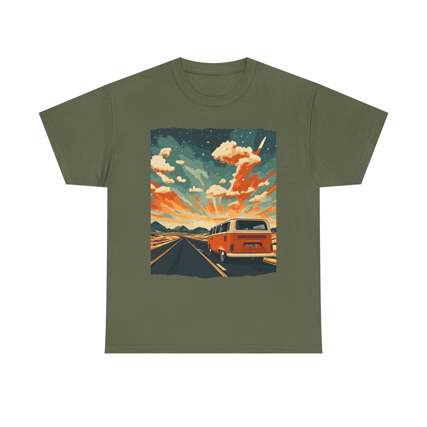 Van Life Adventure Graphic Tee — Road Trip Nomad Travel Gift | Root to Peak