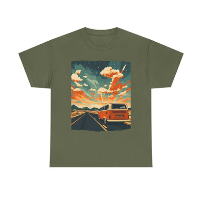 Van Life Adventure Graphic Tee — Road Trip Nomad Travel Gift | Root to Peak
