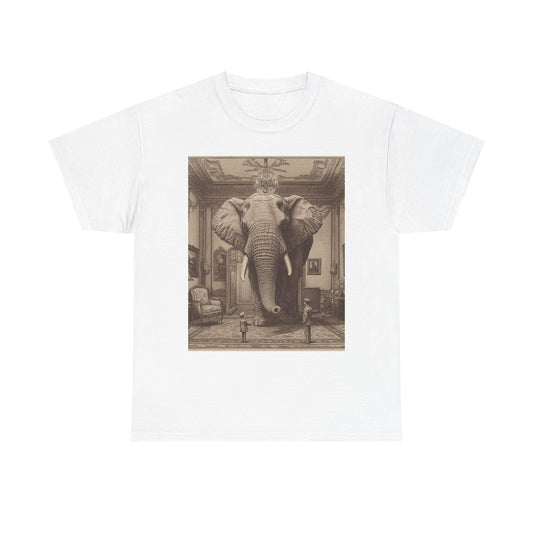 Elephant in the Room Graphic Tee — Funny Idiom Gift | Root to Peak