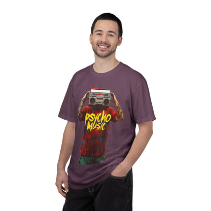 Psycho Music Boombox Tee — Retro Hip Hop Streetwear | Root to Peak