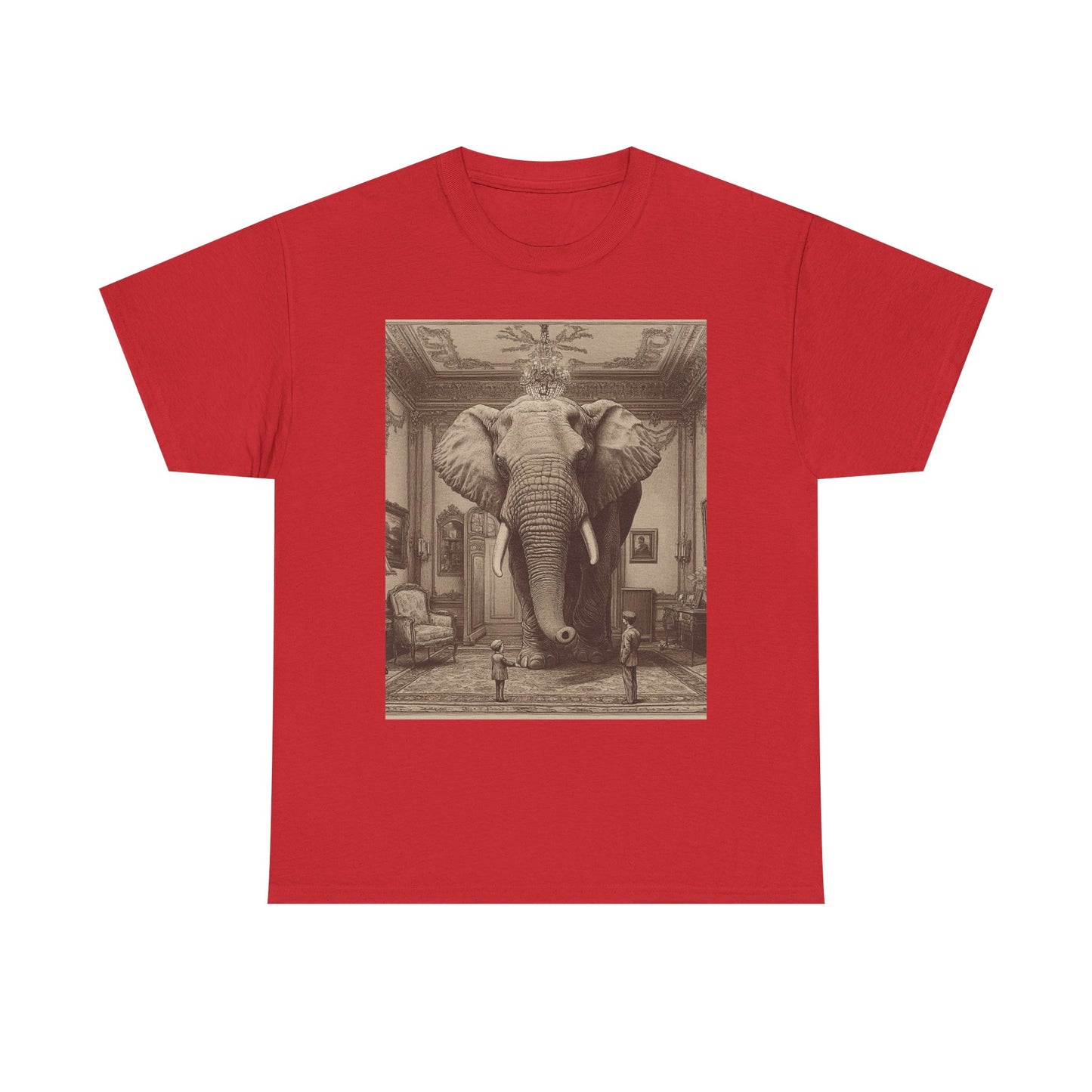 Elephant in the Room Graphic Tee — Funny Idiom Gift | Root to Peak
