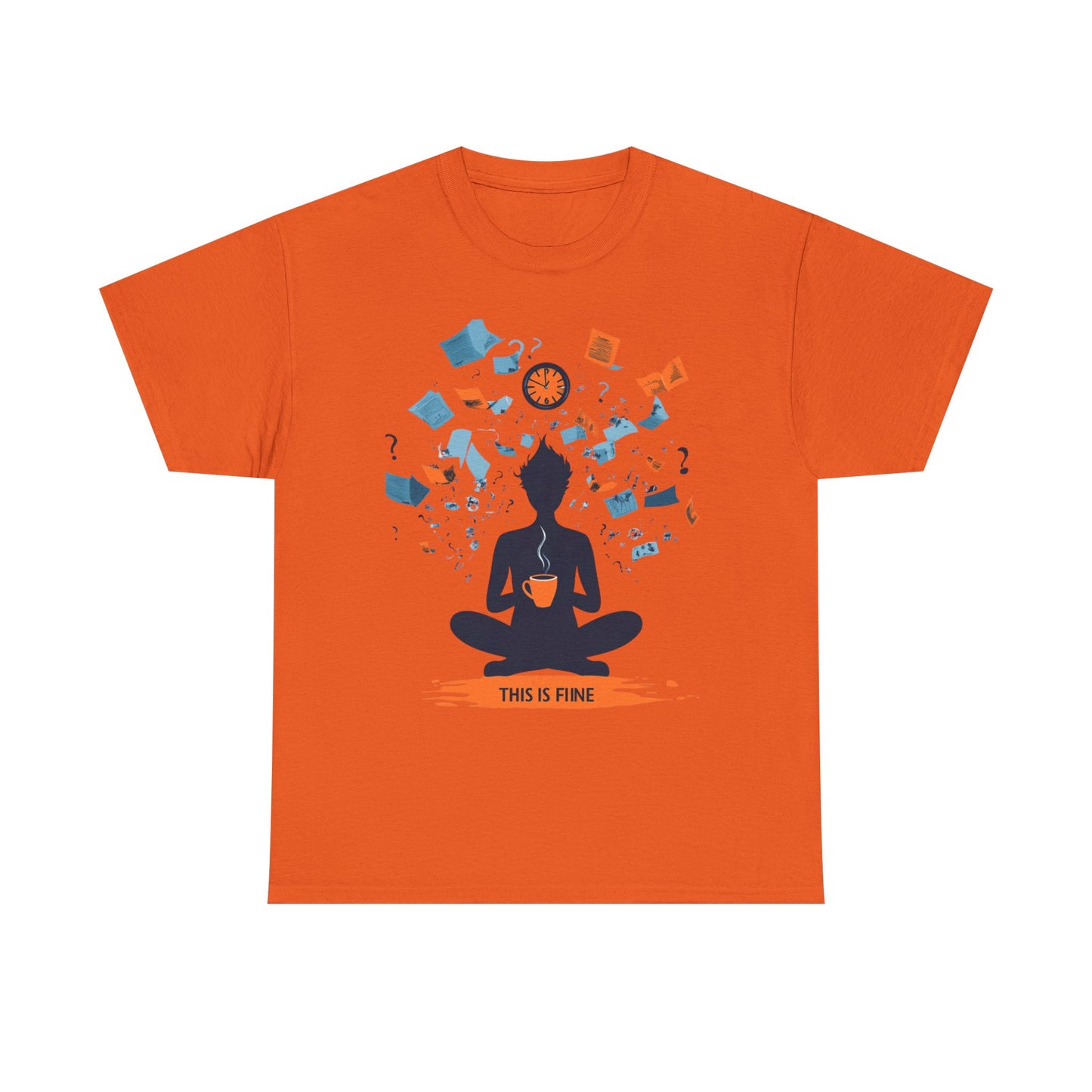 This Is Fine Graphic Tee — Funny Chaos Meme Internet Culture | Root to Peak