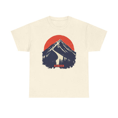 Ski Bum Mountain Graphic Tee — Skier Snow Lover Winter Gift | Root to Peak