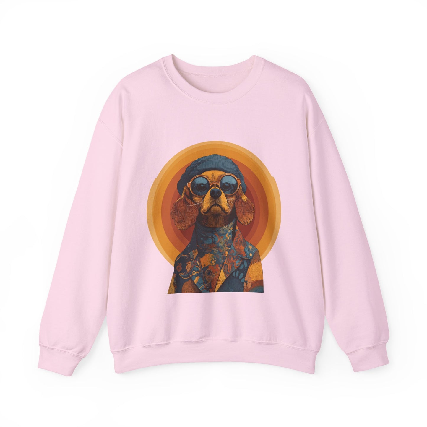 Retro Beagle Portrait Crewneck — Boho Dog Lover Gift | Root to Peak