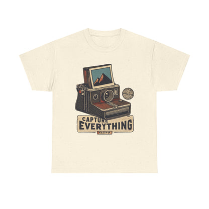 Capture Everything Camera Tee — Photographer Gift Vintage | Root to Peak