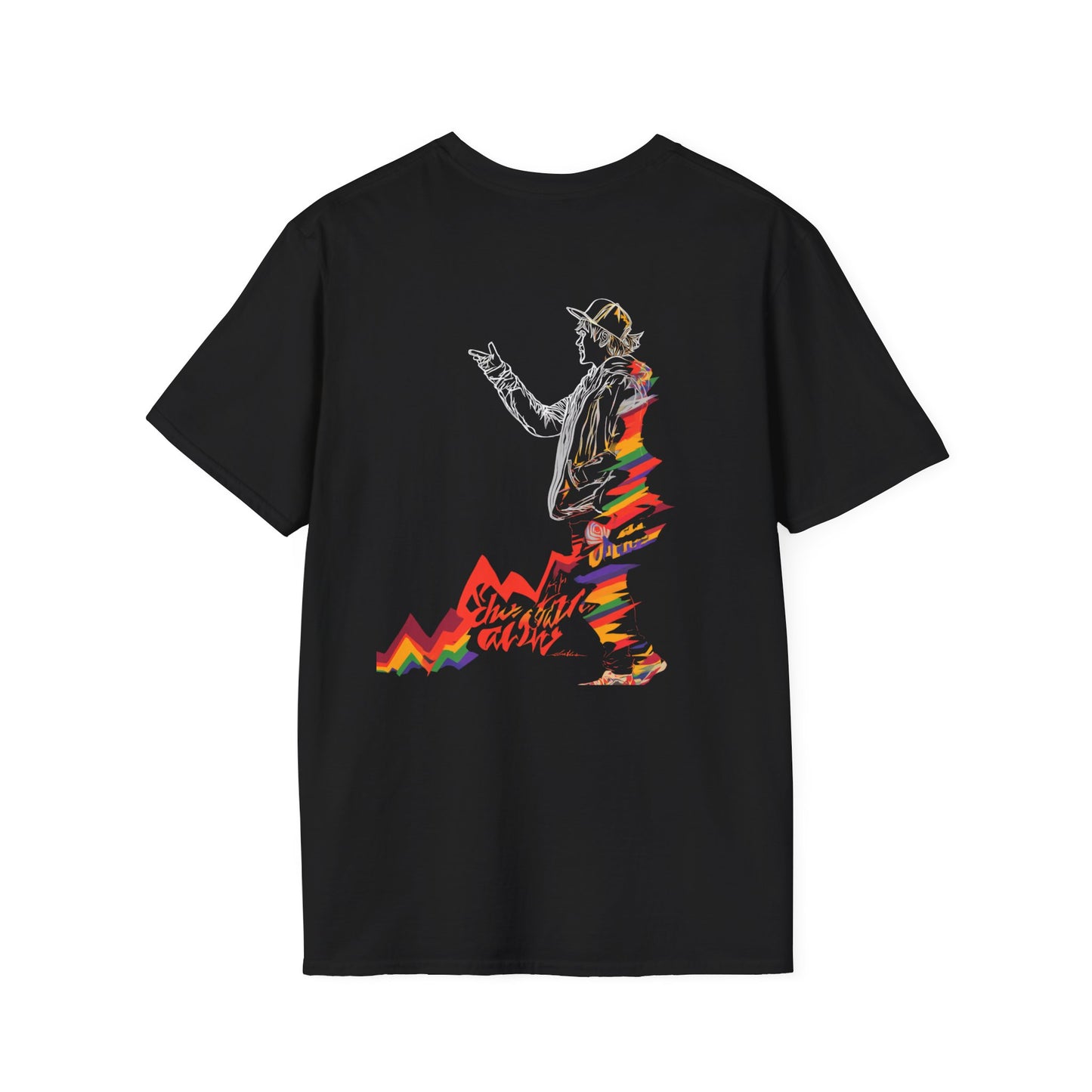 Stand Out Vaporwave Guitarist Tee — Retro Music Aesthetic | Root to Peak
