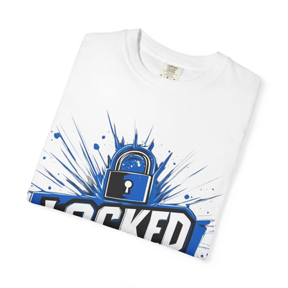 Locked In Padlock Graphic Tee — Focus Discipline Mindset | Root to Peak