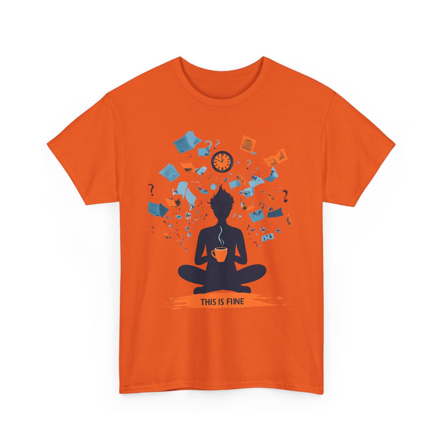 This Is Fine Graphic Tee — Funny Chaos Meme Internet Culture | Root to Peak