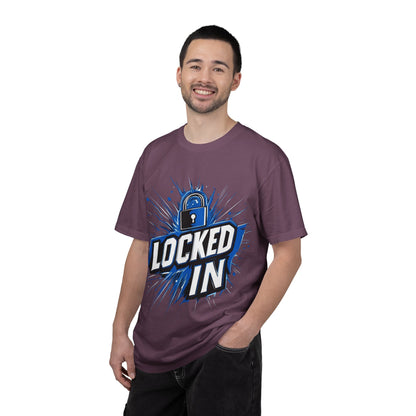 Locked In Padlock Graphic Tee — Focus Discipline Mindset | Root to Peak