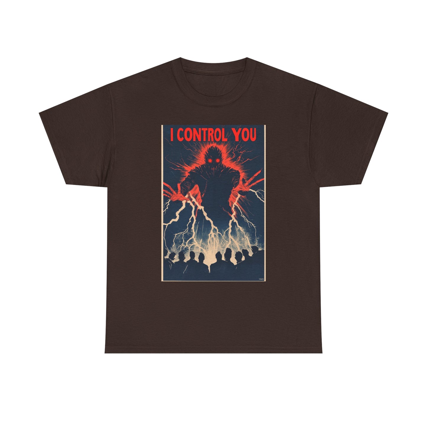 I Control You Graphic Tee — Mind Control Brainwave Art T-Shirt | Root to Peak