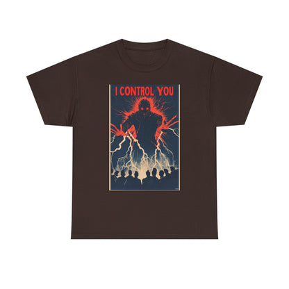 I Control You Graphic Tee — Mind Control Brainwave Art T-Shirt | Root to Peak