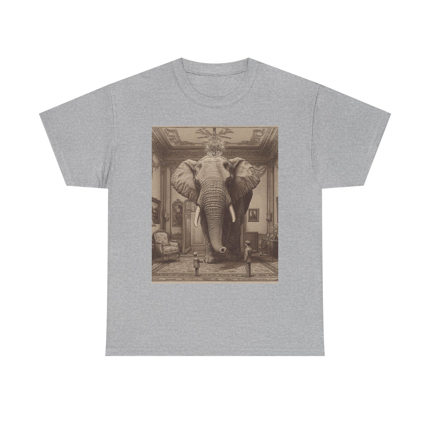 Elephant in the Room Graphic Tee — Funny Idiom Gift | Root to Peak