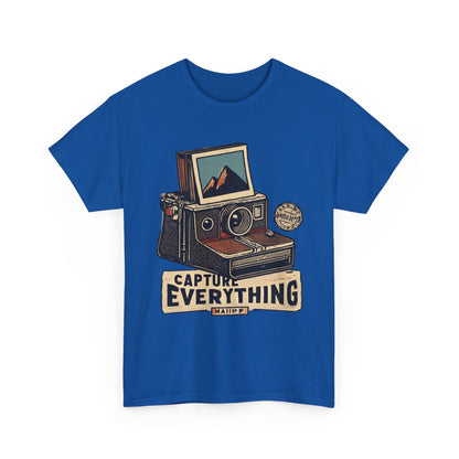 Capture Everything Camera Tee — Photographer Gift Vintage | Root to Peak