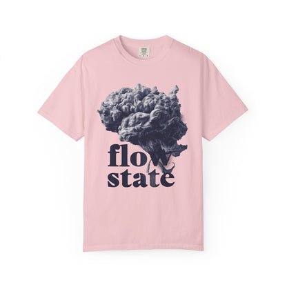 Flow State Smoke Brain Tee — Productivity Focus Graphic | Root to Peak