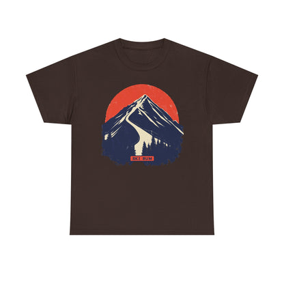 Ski Bum Mountain Graphic Tee — Skier Snow Lover Winter Gift | Root to Peak