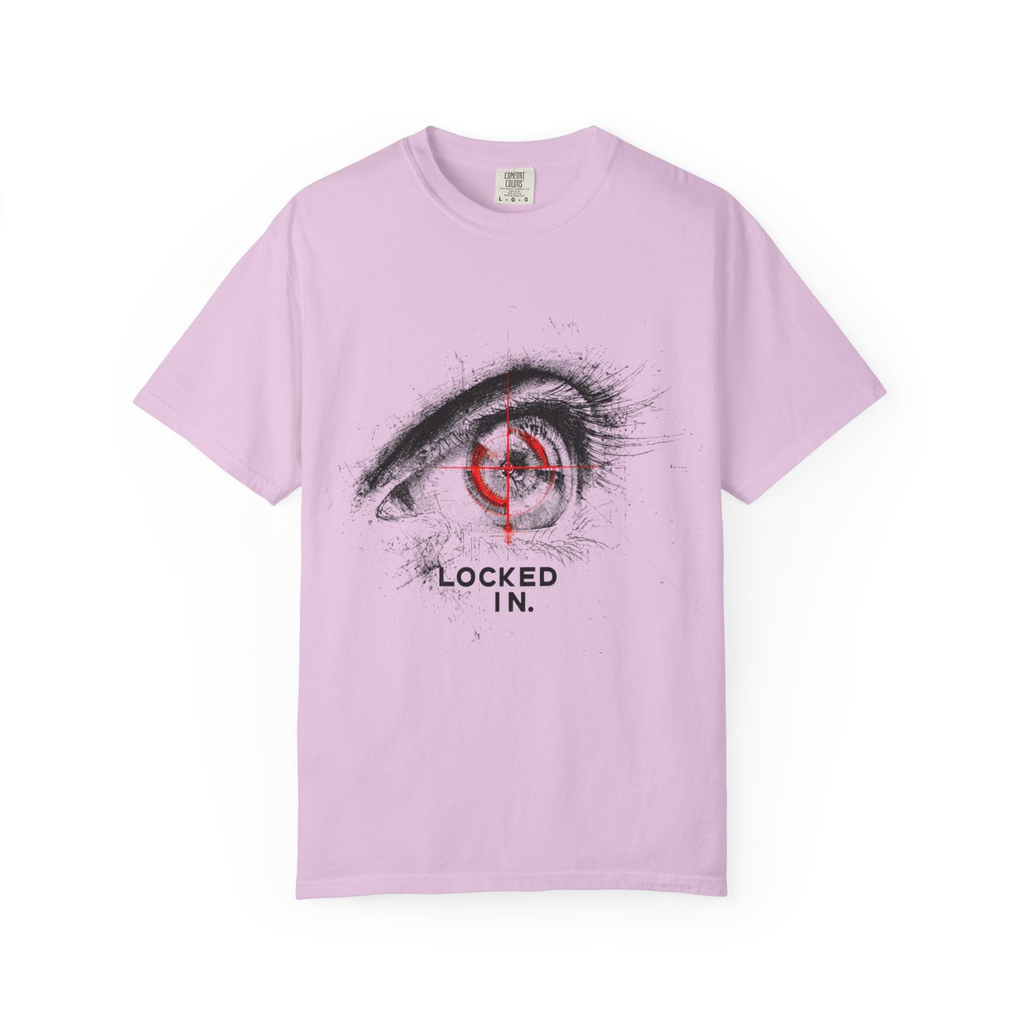 Locked In Eye Graphic Tee — Focus Mindset Athlete Gift | Root to Peak