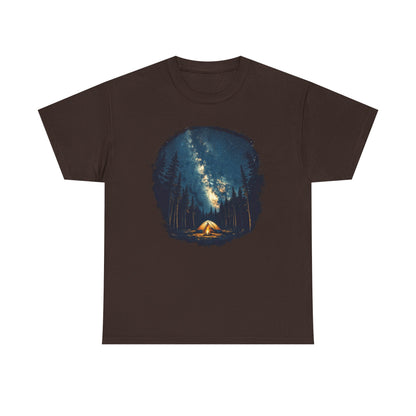 Camping Under the Stars Tee — Night Sky Milky Way Outdoor | Root to Peak