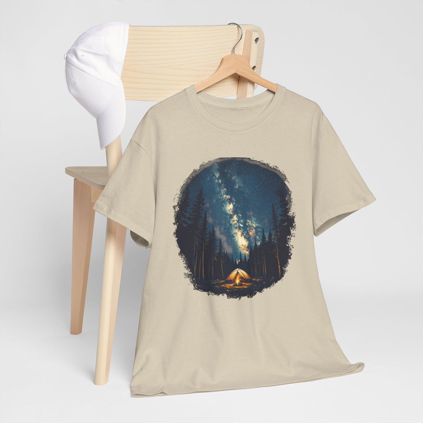 Camping Under the Stars Tee — Night Sky Milky Way Outdoor | Root to Peak