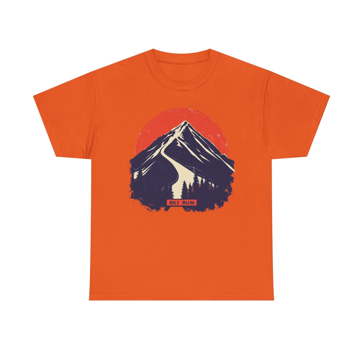 Ski Bum Mountain Graphic Tee — Skier Snow Lover Winter Gift | Root to Peak