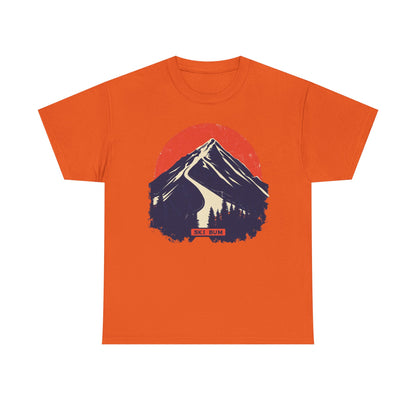 Ski Bum Mountain Graphic Tee — Skier Snow Lover Winter Gift | Root to Peak