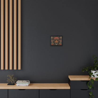 Tiger Easy Portrait Canvas — Vintage Floral Wall Art Gift | Root to Peak