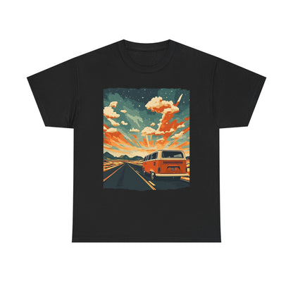 Van Life Adventure Graphic Tee — Road Trip Nomad Travel Gift | Root to Peak