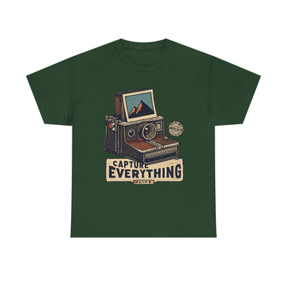 Capture Everything Camera Tee — Photographer Gift Vintage | Root to Peak