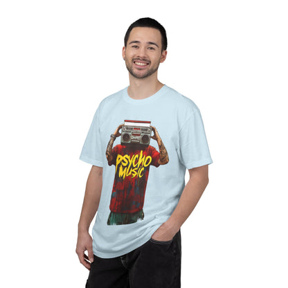 Psycho Music Boombox Tee — Retro Hip Hop Streetwear | Root to Peak