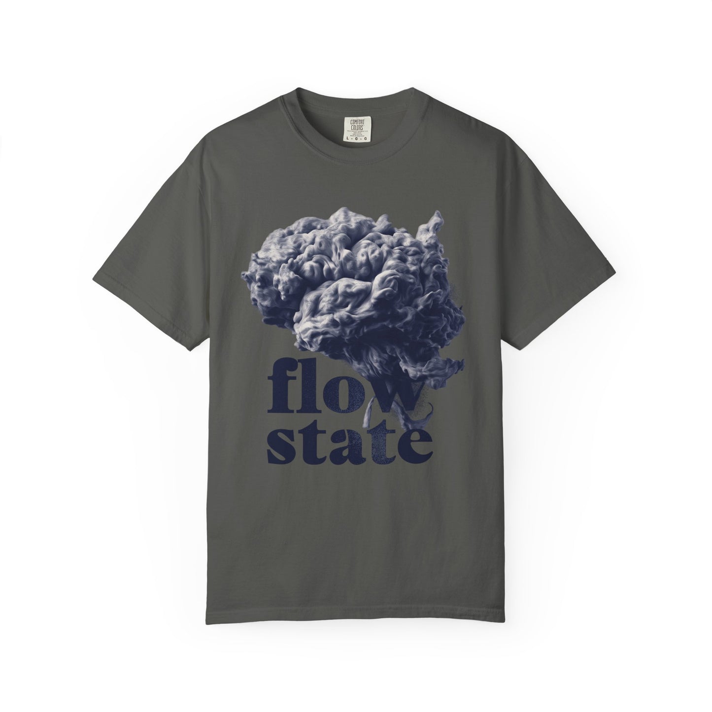 Flow State Smoke Brain Tee — Productivity Focus Graphic | Root to Peak