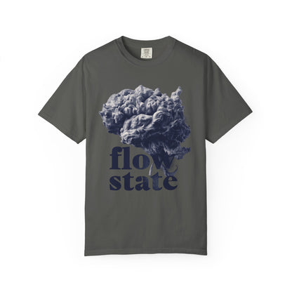 Flow State Smoke Brain Tee — Productivity Focus Graphic | Root to Peak