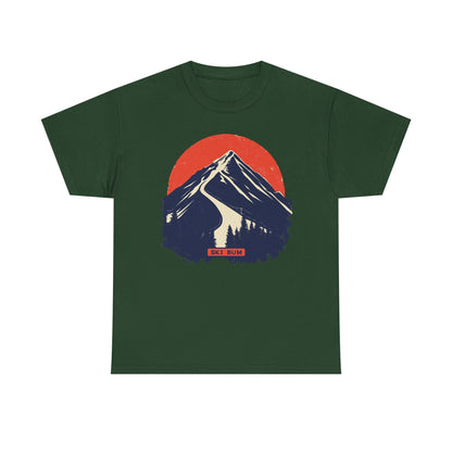 Ski Bum Mountain Graphic Tee — Skier Snow Lover Winter Gift | Root to Peak
