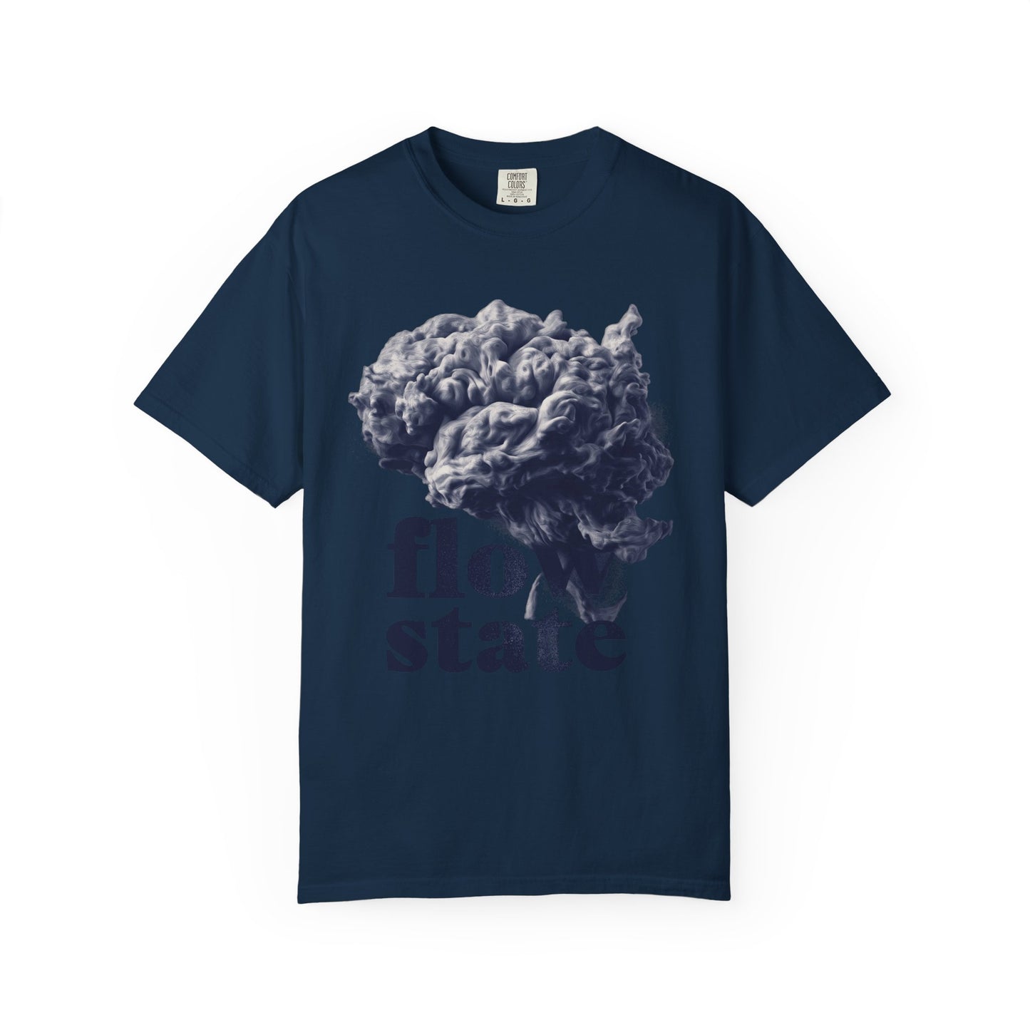 Flow State Smoke Brain Tee — Productivity Focus Graphic | Root to Peak