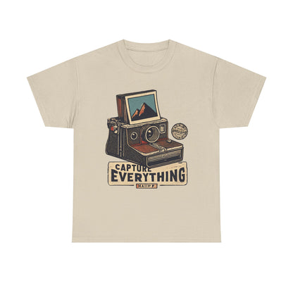 Capture Everything Camera Tee — Photographer Gift Vintage | Root to Peak