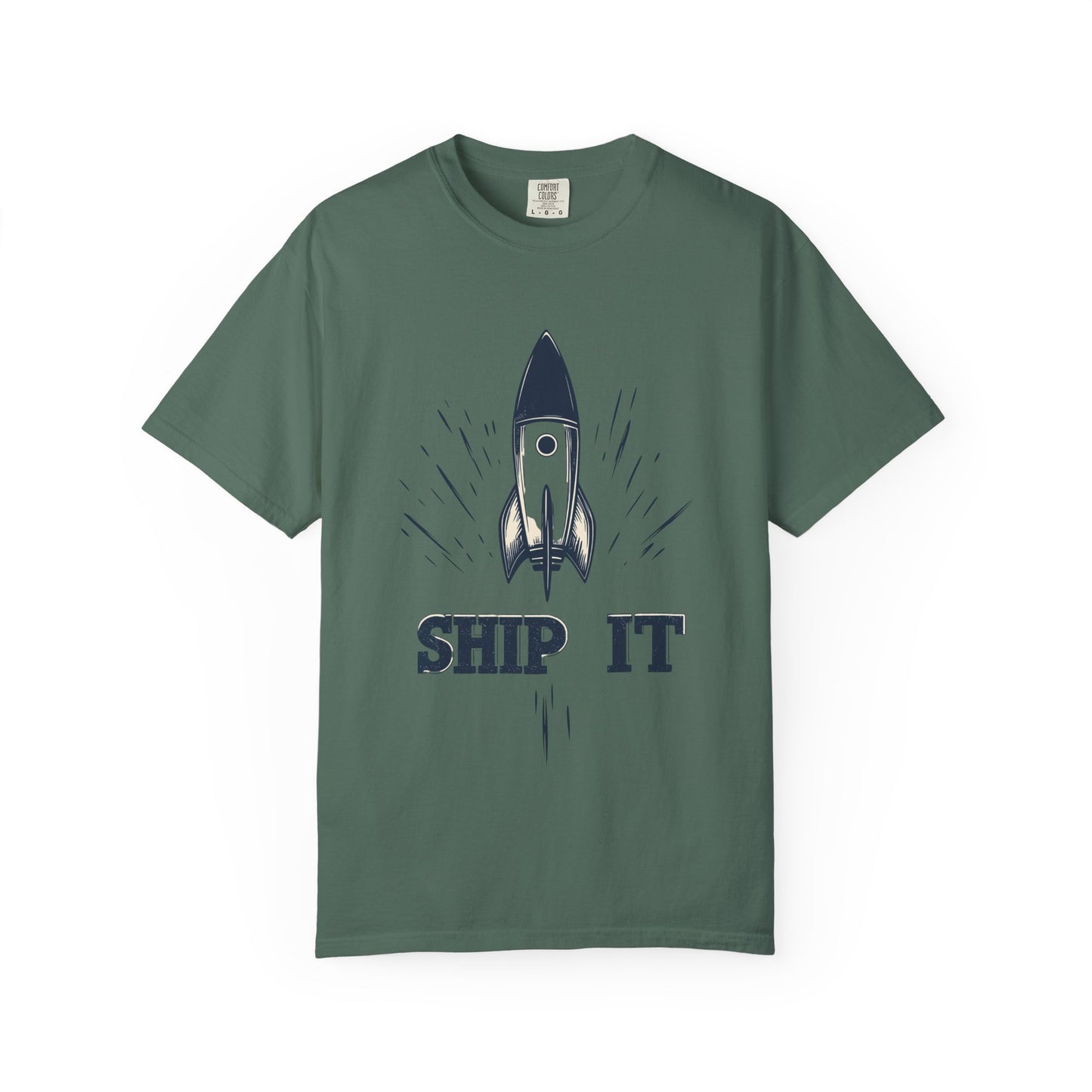 Ship It Rocket Tee — Funny Startup Developer Engineer | Root to Peak