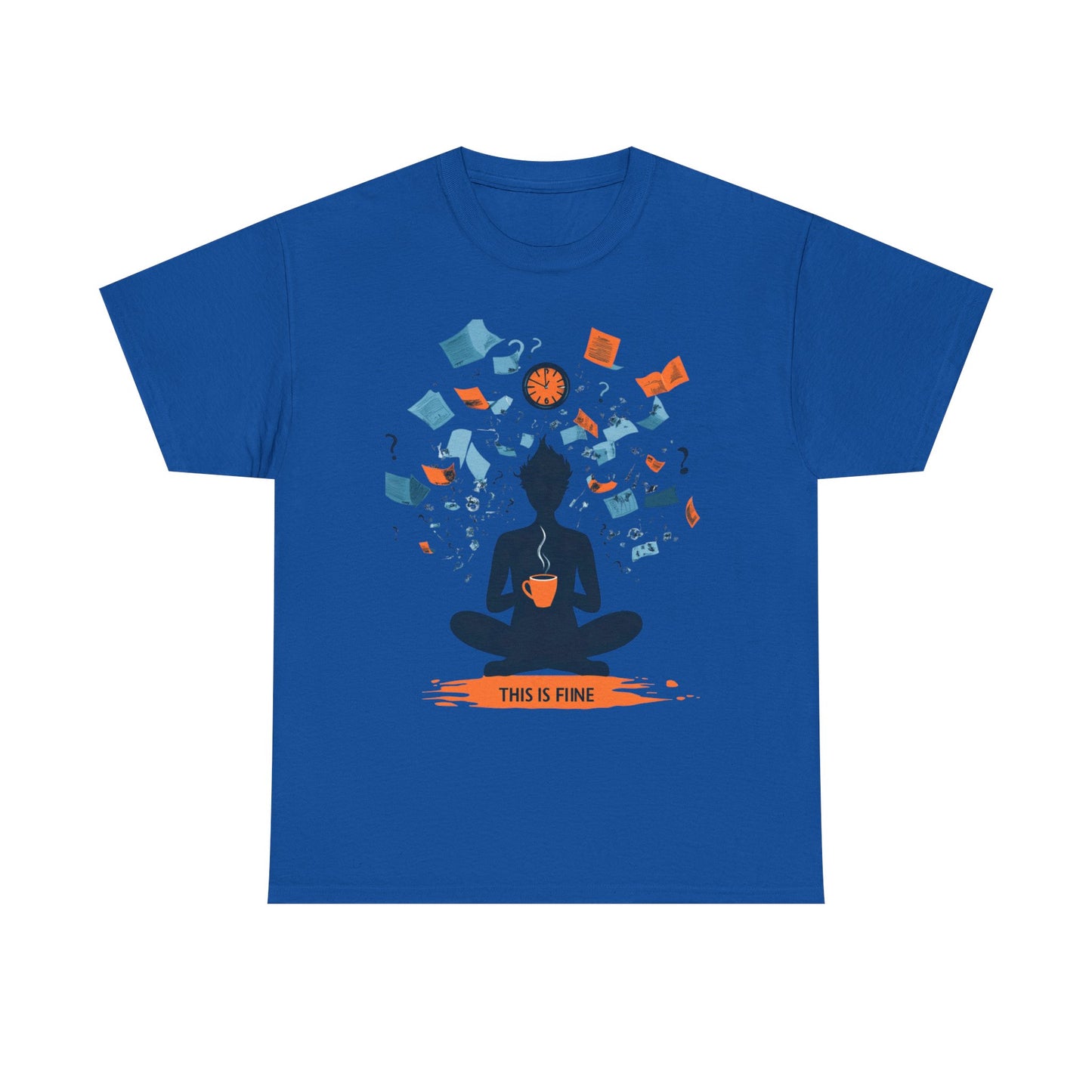 This Is Fine Graphic Tee — Funny Chaos Meme Internet Culture | Root to Peak