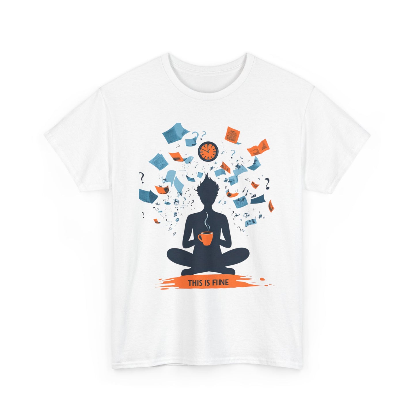 This Is Fine Graphic Tee — Funny Chaos Meme Internet Culture | Root to Peak