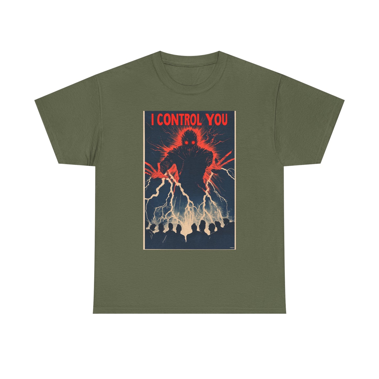 I Control You Graphic Tee — Mind Control Brainwave Art T-Shirt | Root to Peak