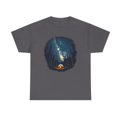 Camping Under the Stars Tee — Night Sky Milky Way Outdoor | Root to Peak