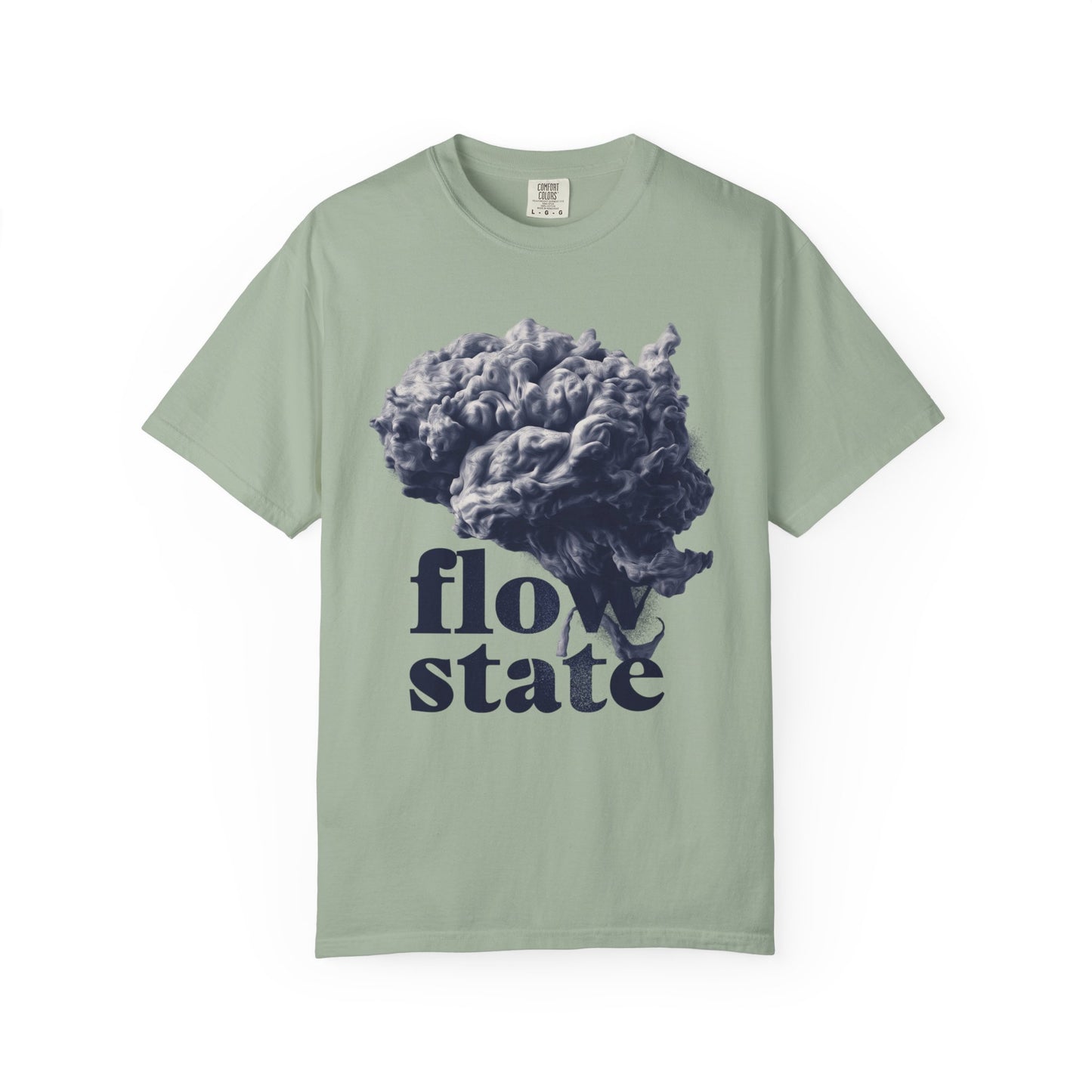Flow State Smoke Brain Tee — Productivity Focus Graphic | Root to Peak