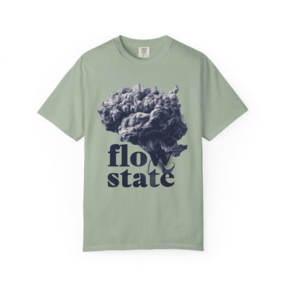 Flow State Smoke Brain Tee — Productivity Focus Graphic | Root to Peak