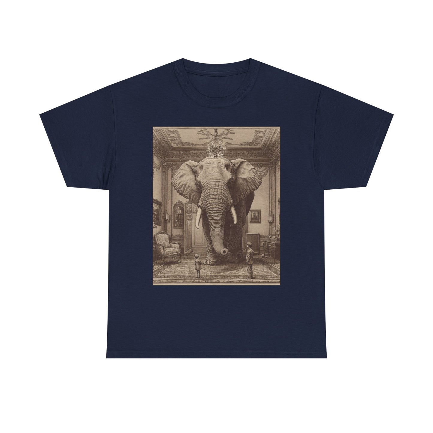 Elephant in the Room Graphic Tee — Funny Idiom Gift | Root to Peak