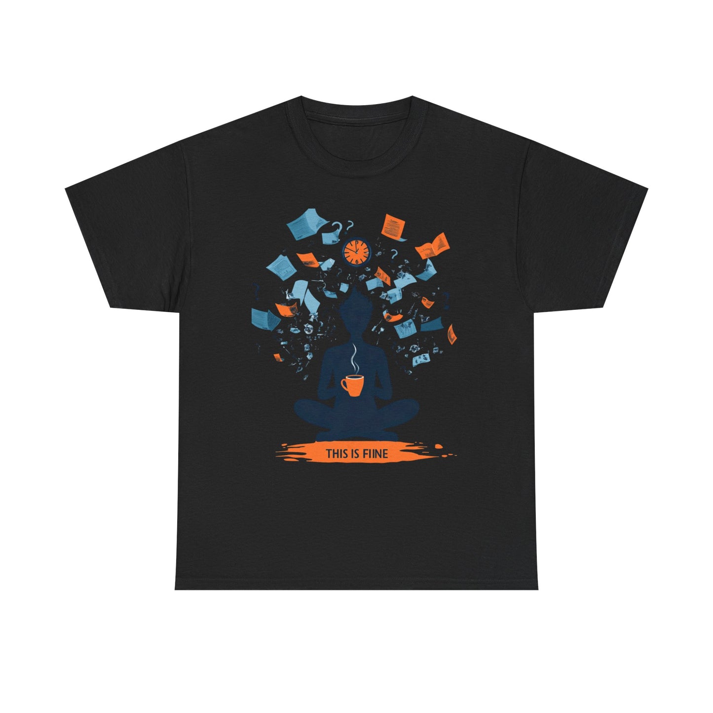 This Is Fine Graphic Tee — Funny Chaos Meme Internet Culture | Root to Peak