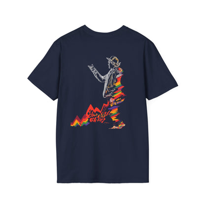 Stand Out Vaporwave Guitarist Tee — Retro Music Aesthetic | Root to Peak