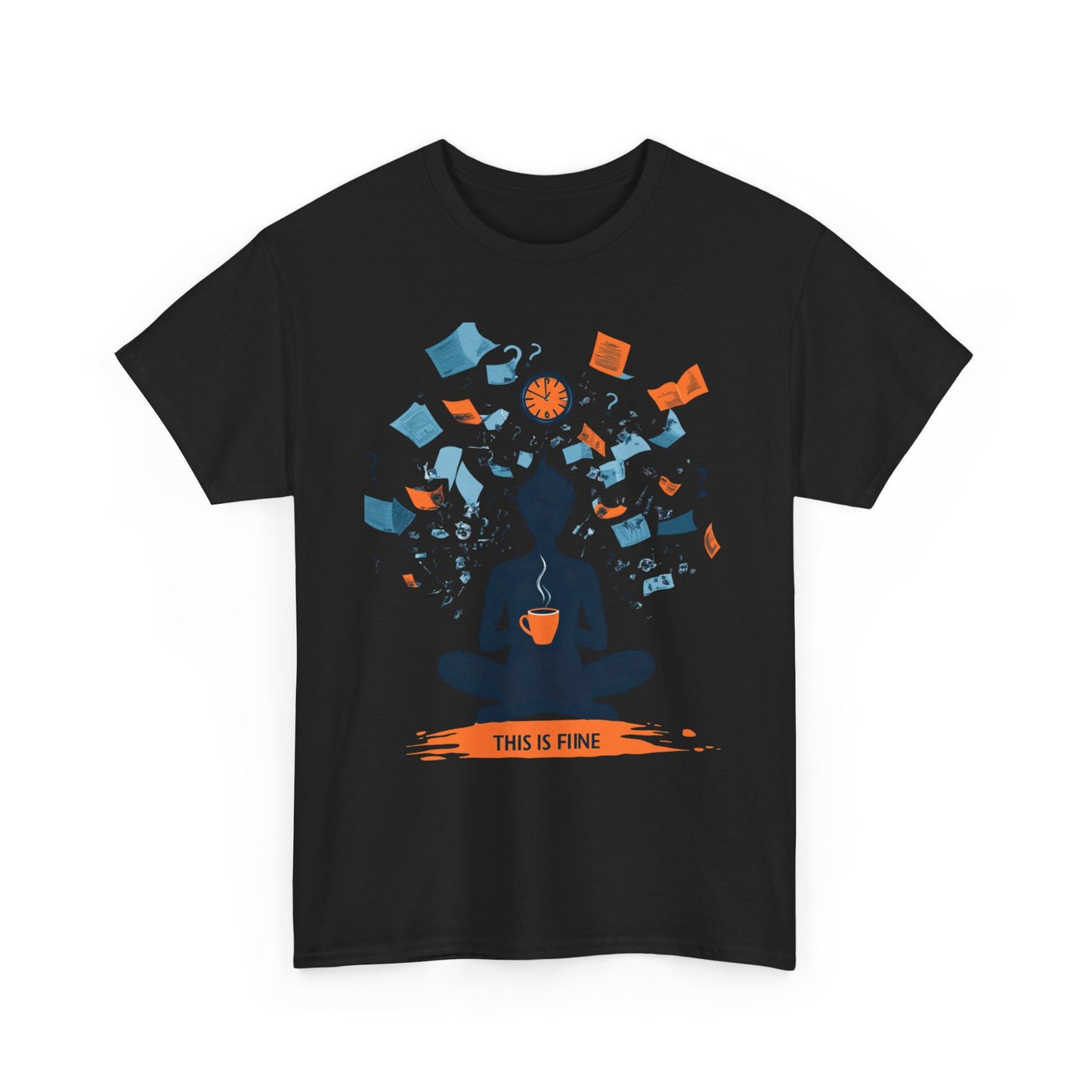 This Is Fine Graphic Tee — Funny Chaos Meme Internet Culture | Root to Peak