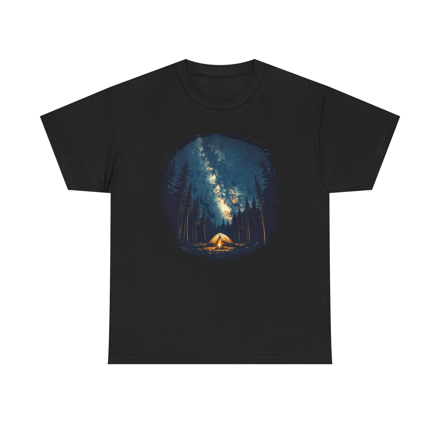 Camping Under the Stars Tee — Night Sky Milky Way Outdoor | Root to Peak