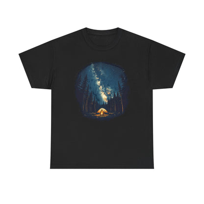 Camping Under the Stars Tee — Night Sky Milky Way Outdoor | Root to Peak