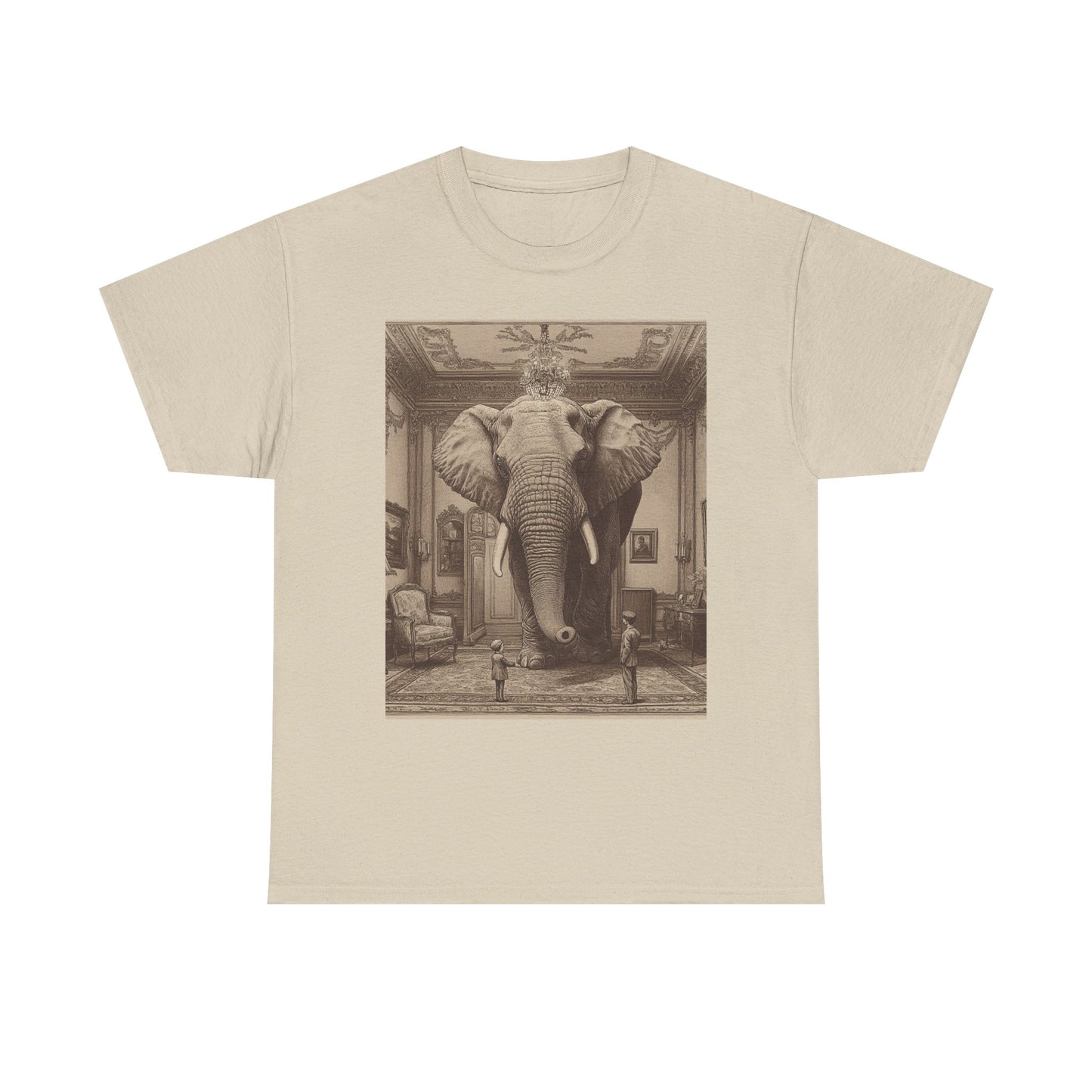 Elephant in the Room Graphic Tee — Funny Idiom Gift | Root to Peak