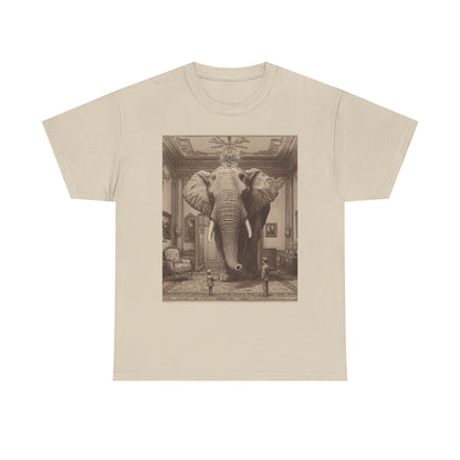 Elephant in the Room Graphic Tee — Funny Idiom Gift | Root to Peak