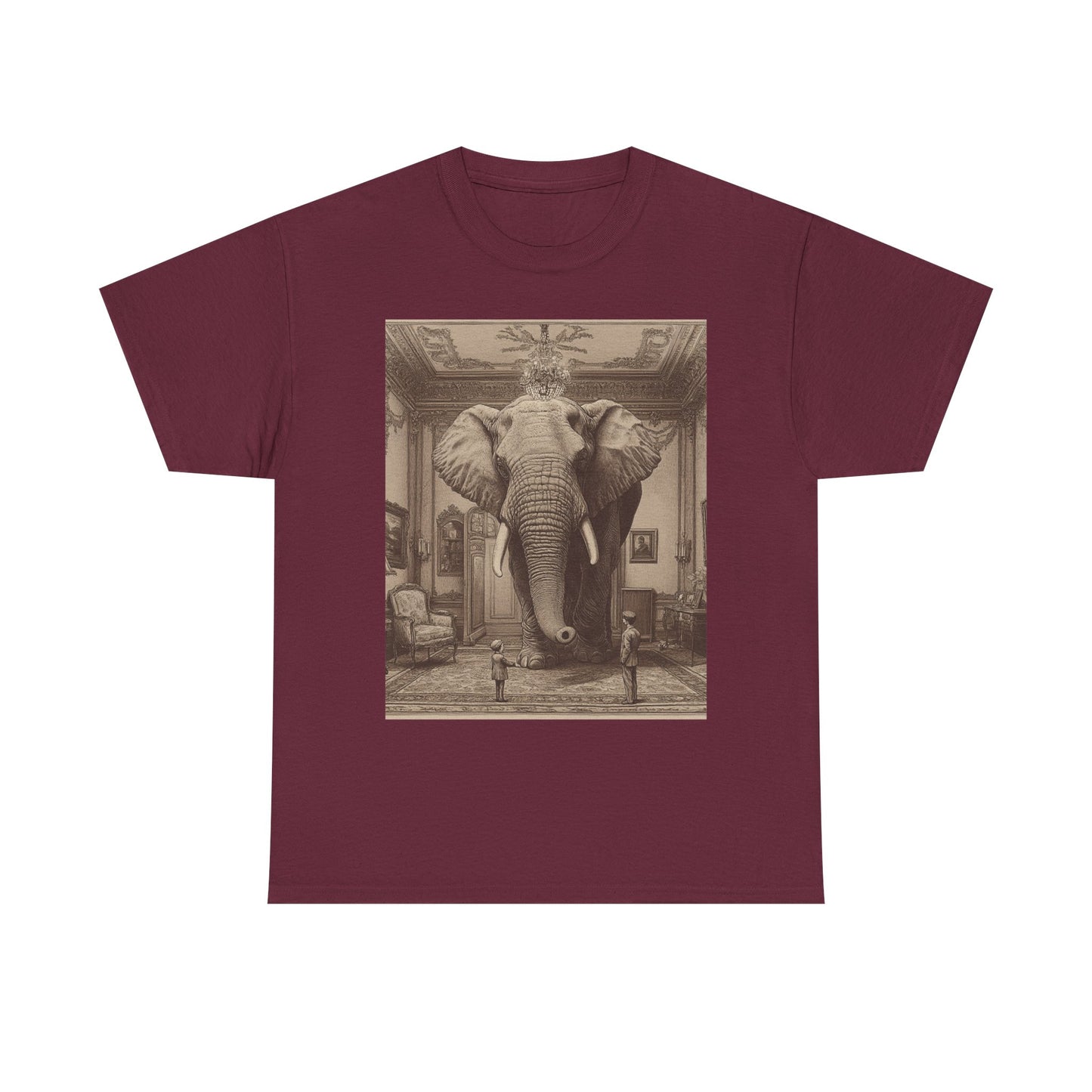 Elephant in the Room Graphic Tee — Funny Idiom Gift | Root to Peak
