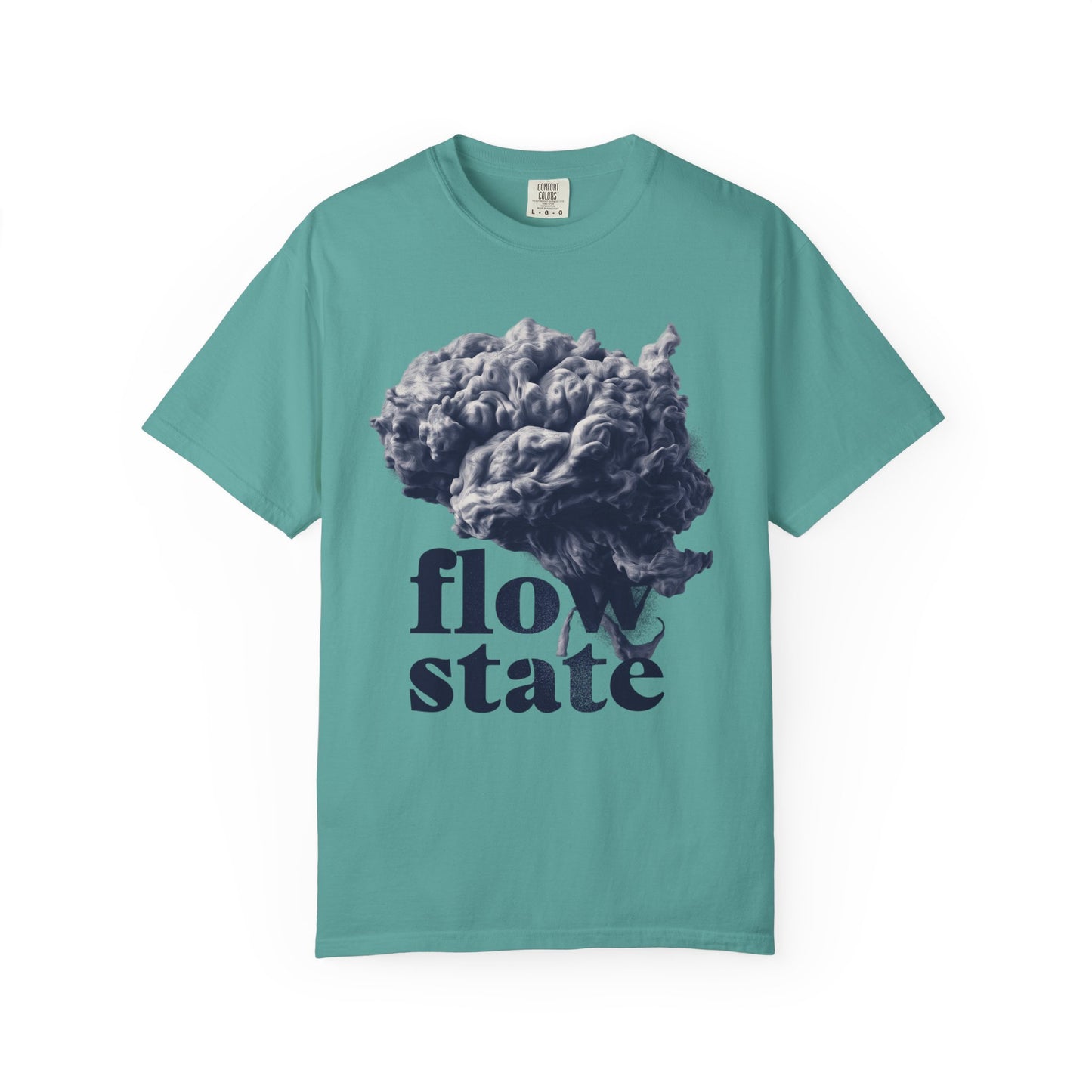 Flow State Smoke Brain Tee — Productivity Focus Graphic | Root to Peak